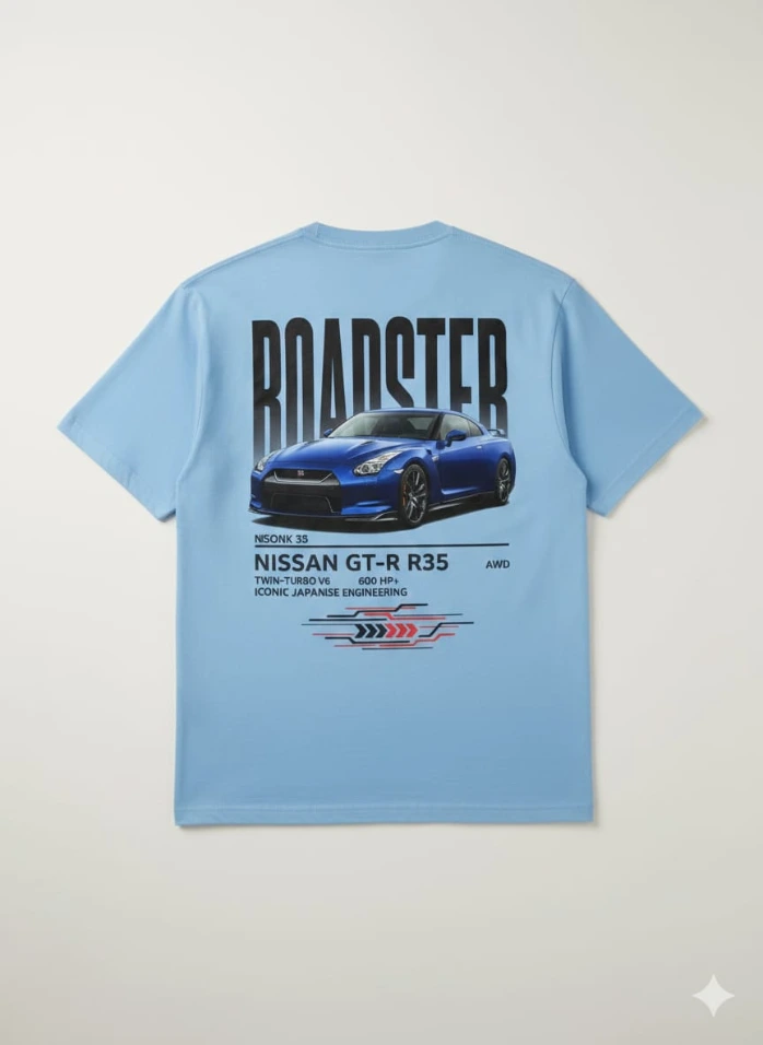 Blue tshirt With great design